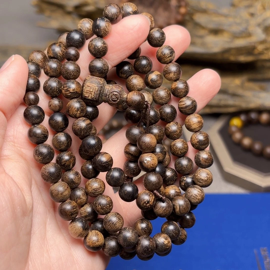 手串沉香星洲系达拉干精品瘤疤0.8×108