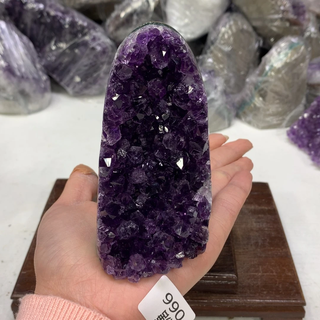 紫晶摆件未镶嵌水晶