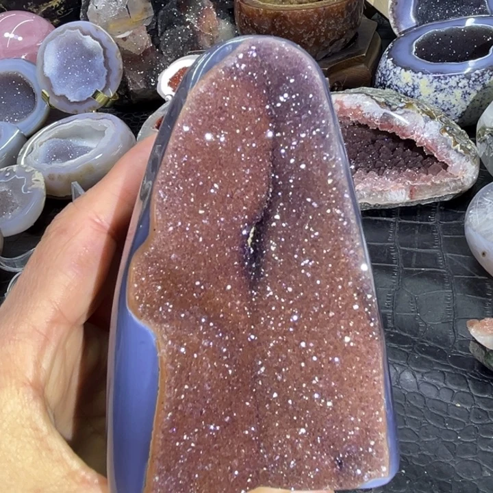 水晶未镶嵌珠宝半成品