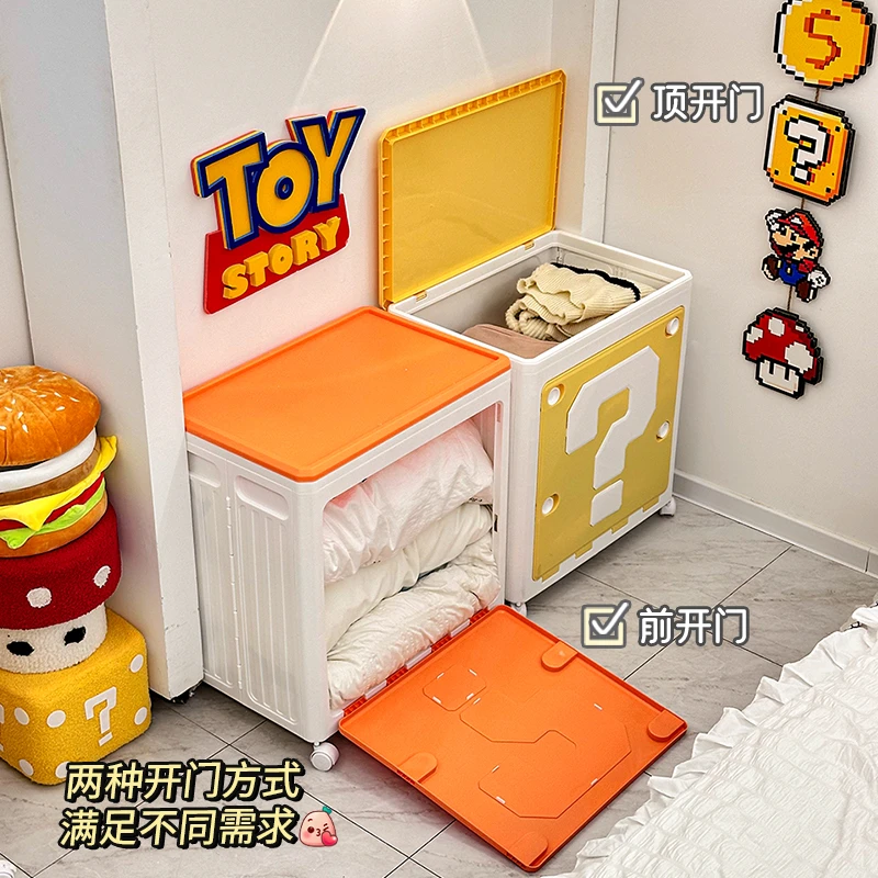 被子收纳箱大容量家用可折叠翻盖整理箱卧室换季衣服超大储物柜子