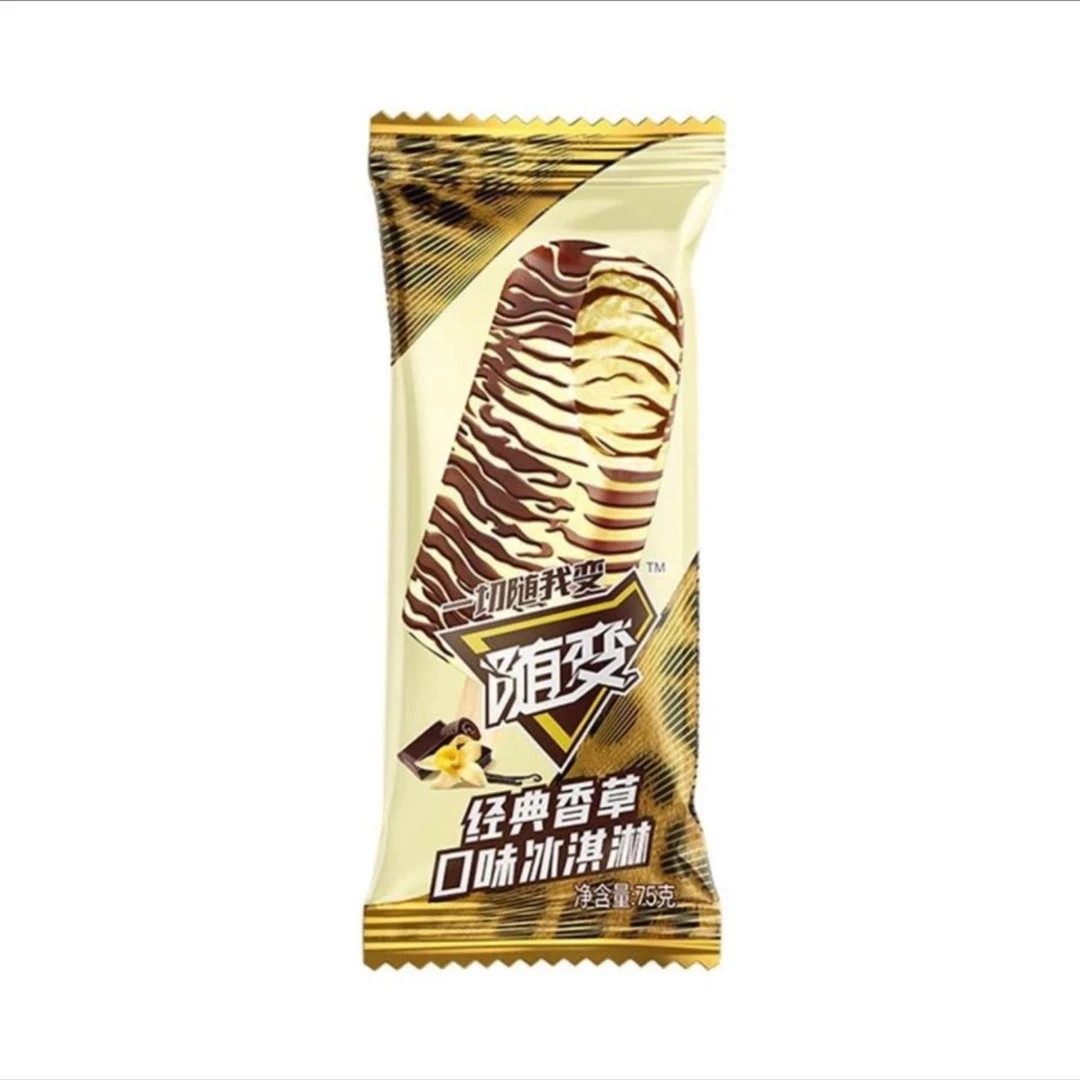 随变经典香草口味冰淇淋75g/支雪糕同城配