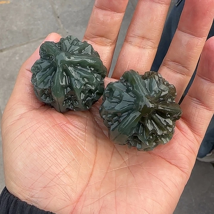 和田玉未镶嵌颈饰新疆且末蓝