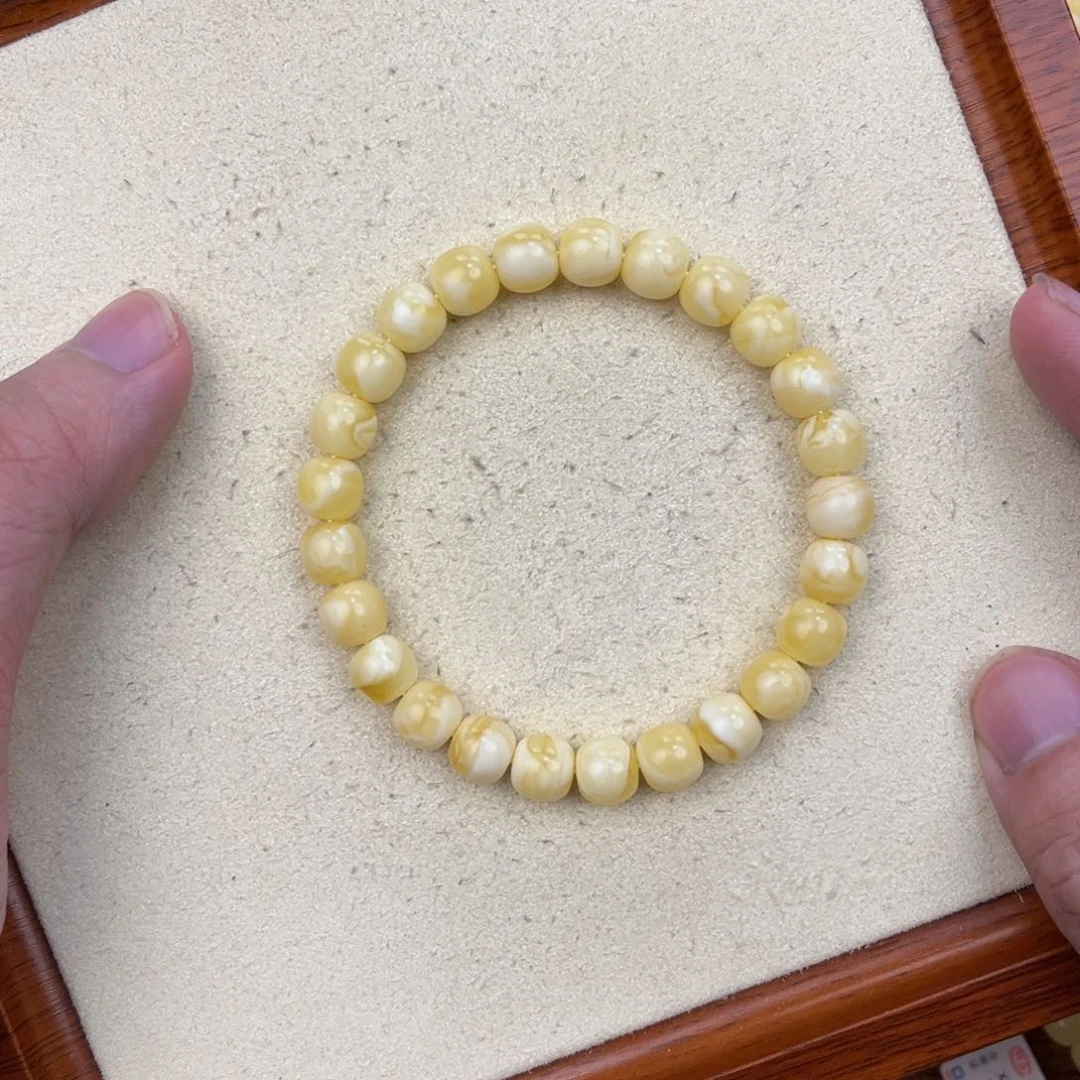 未镶嵌蜜蜡手串蜜蜡手串8.5mm*8mm