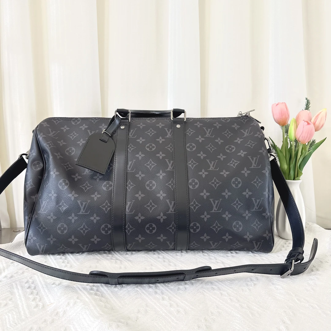 99新 LouisVuitton/路易威登 Keepall45系列手提斜挎包