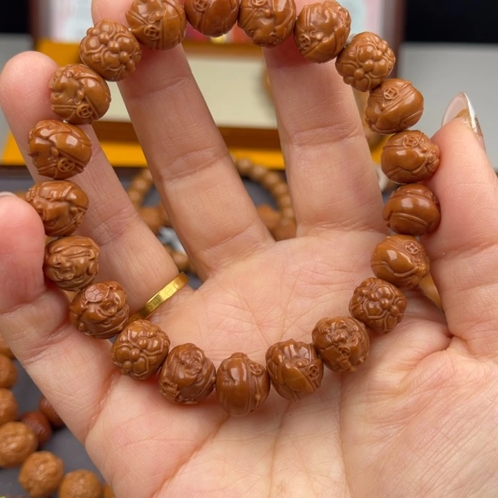 手串猴头核桃微瑕财神