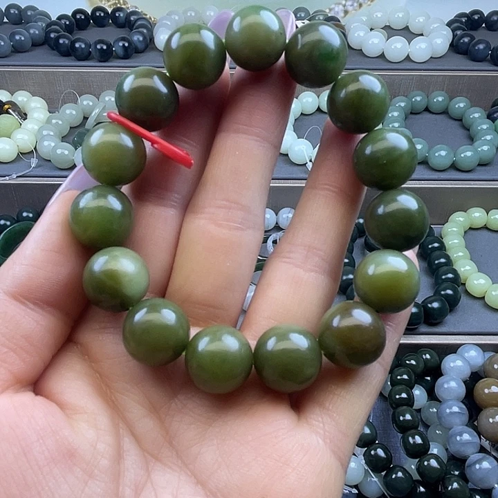 和田玉未镶嵌手链