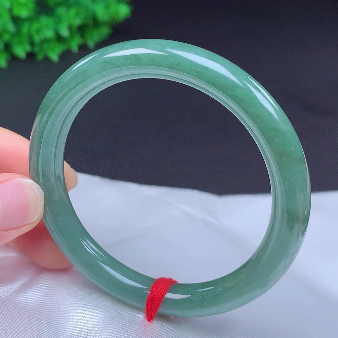 翡翠未镶嵌手镯57圈681505