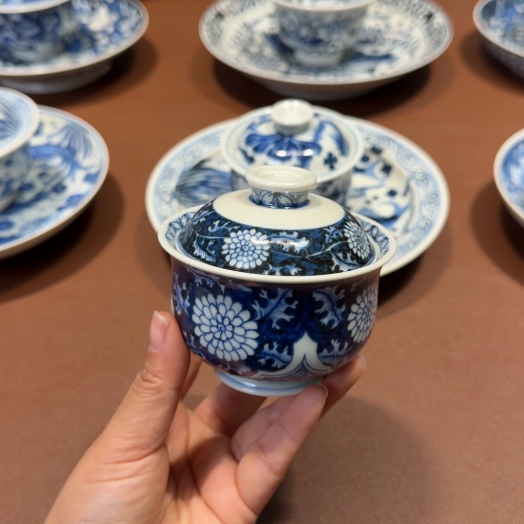 手工手绘茶具微瑕