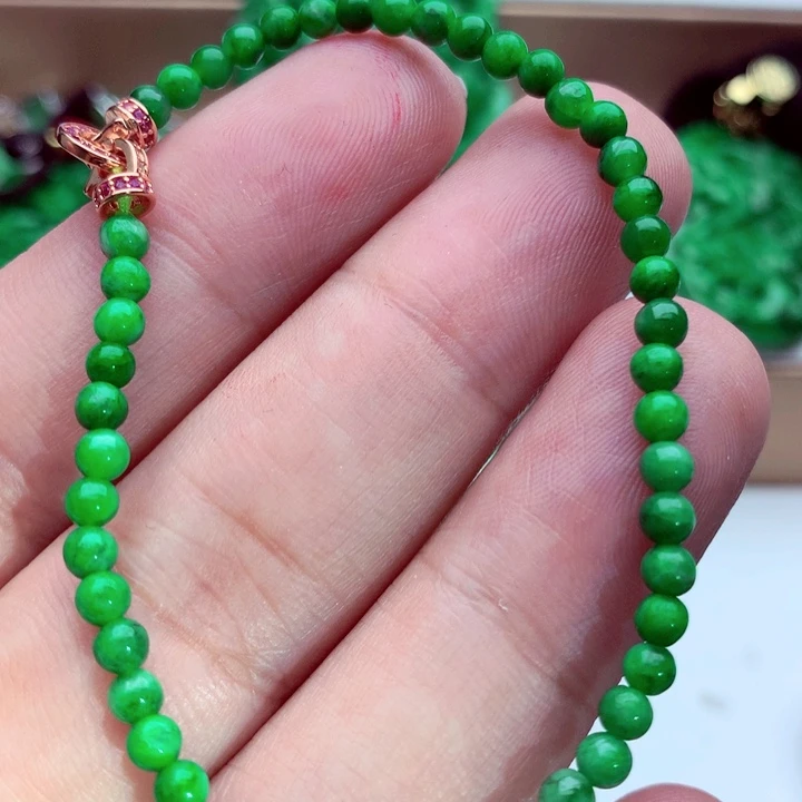 翡翠未镶嵌手链手串