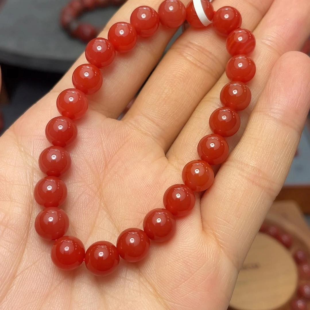 南红玛瑙手串8多样性发1未镶嵌
