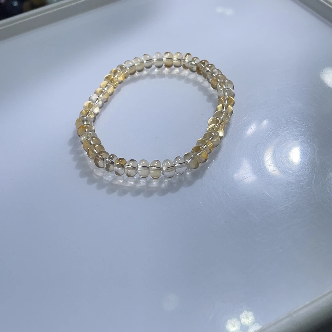 未镶嵌手链水晶黄水算盘