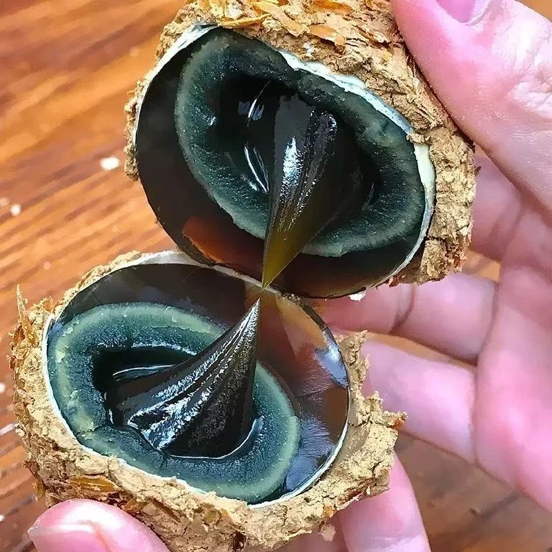 洞庭明珠包泥松花鸭皮蛋380g/盒凉拌剥壳即食