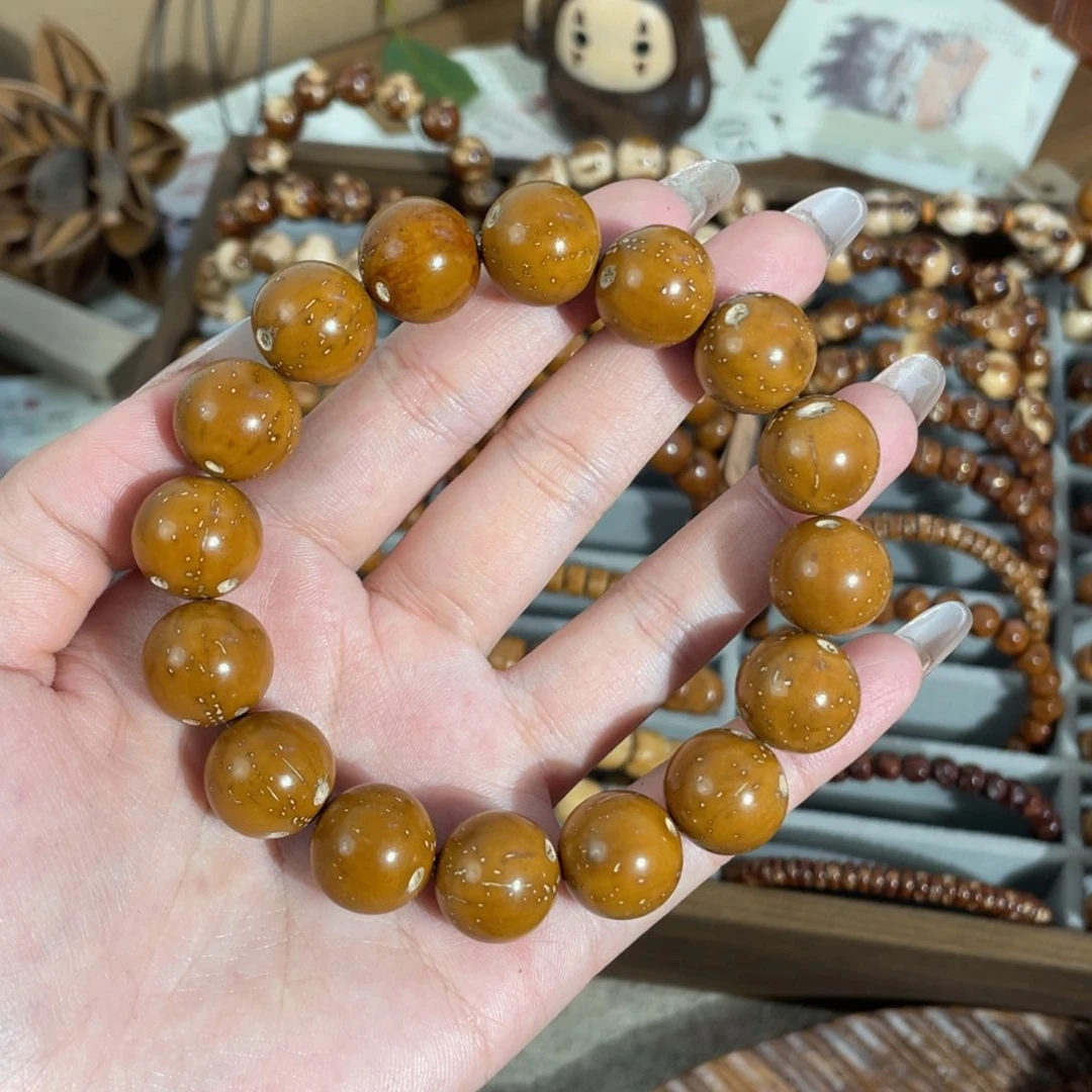 紫金鼠手串15+黄金甲半实心福利