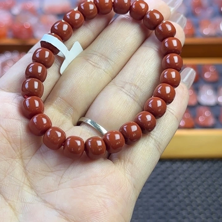 南红玛瑙未镶嵌珠宝半成品单圈