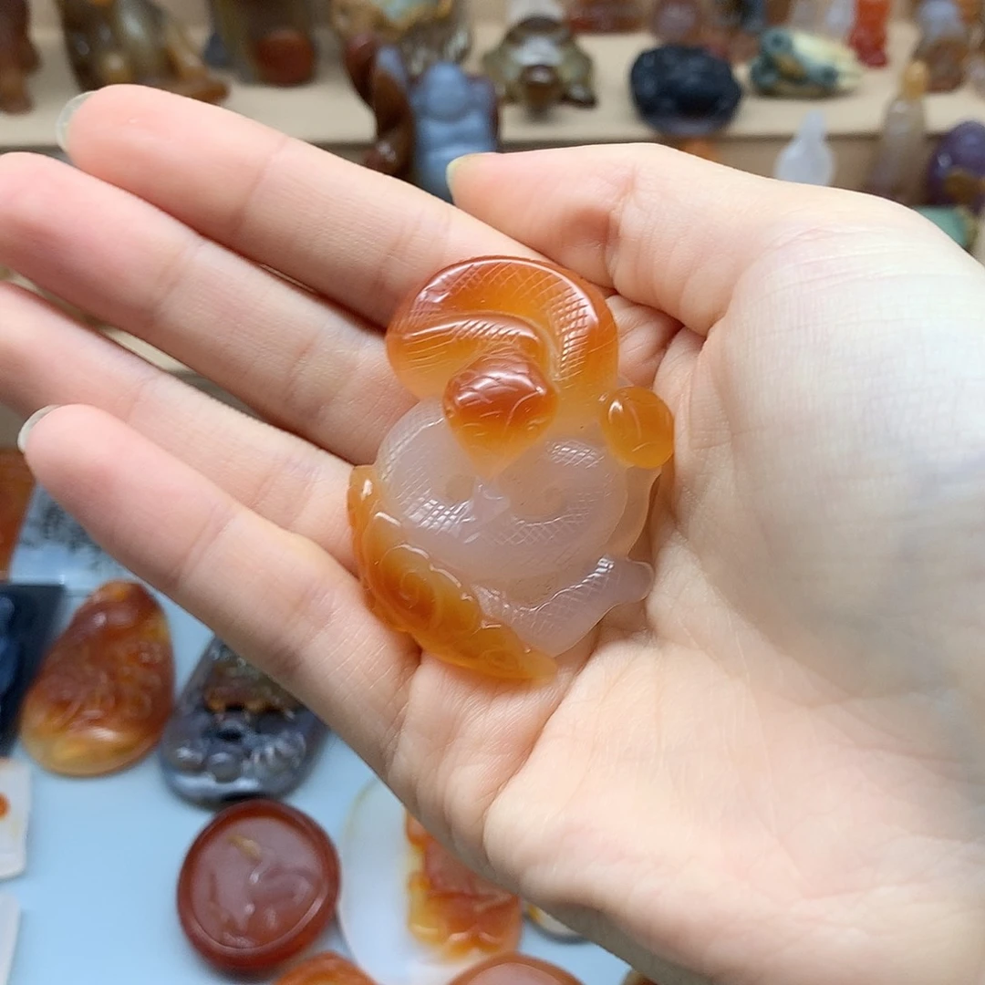 未镶嵌吊坠(赠链)玛瑙/玉髓