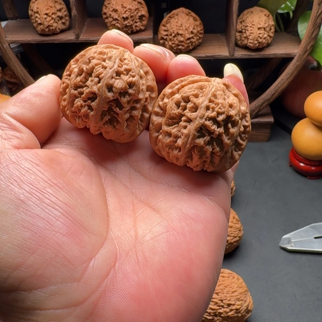 文玩核桃把件平谷大粗筋尺寸42高桩毕业对