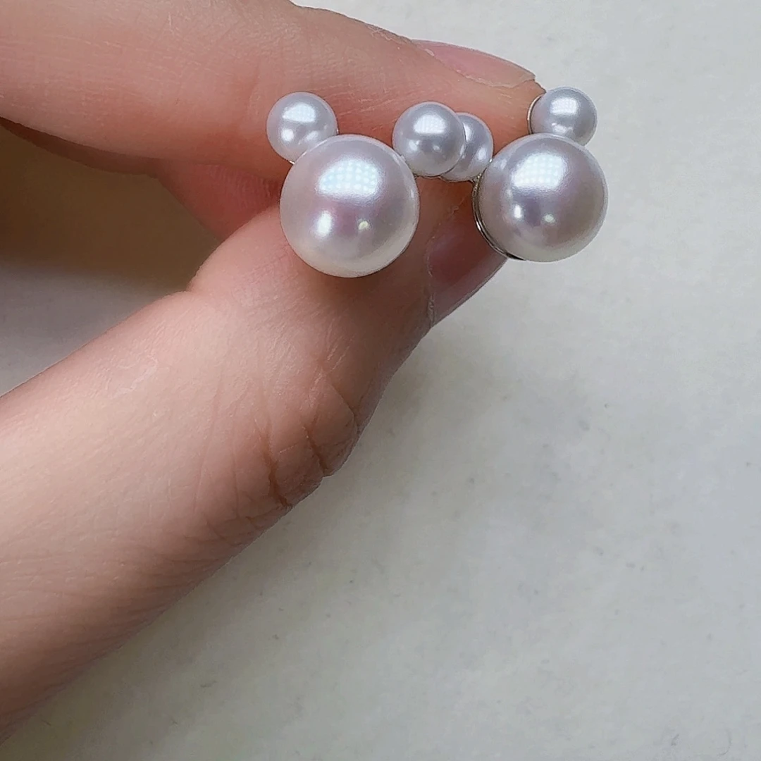 未镶嵌淡水珍珠耳饰