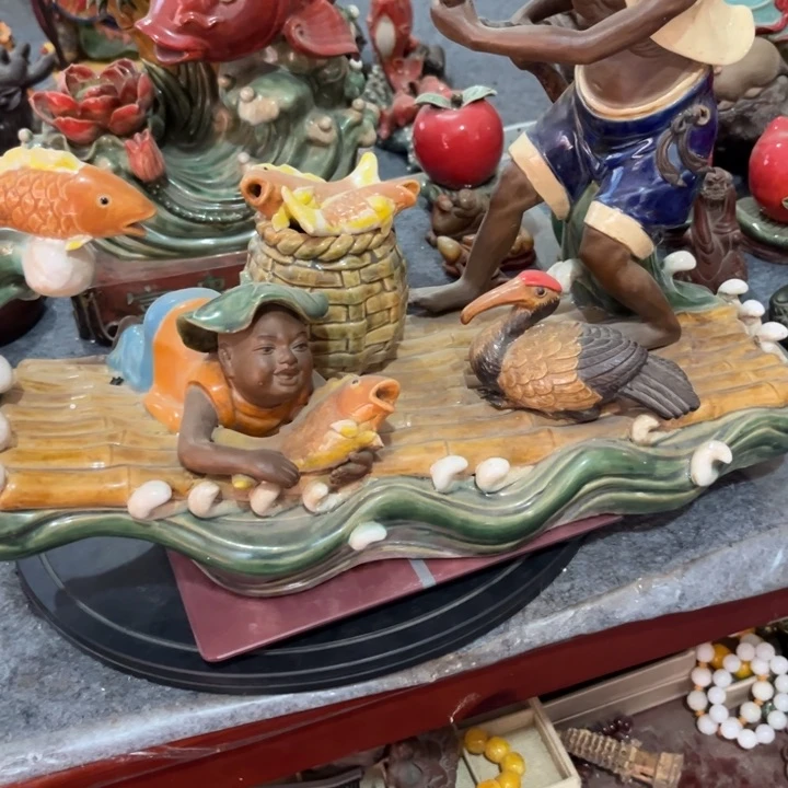 石湾摆件洛*石湾摆件，，，，