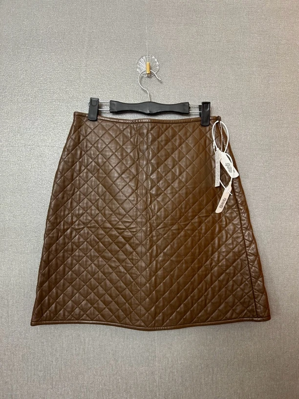 95新 MaxMara 棕色短裙