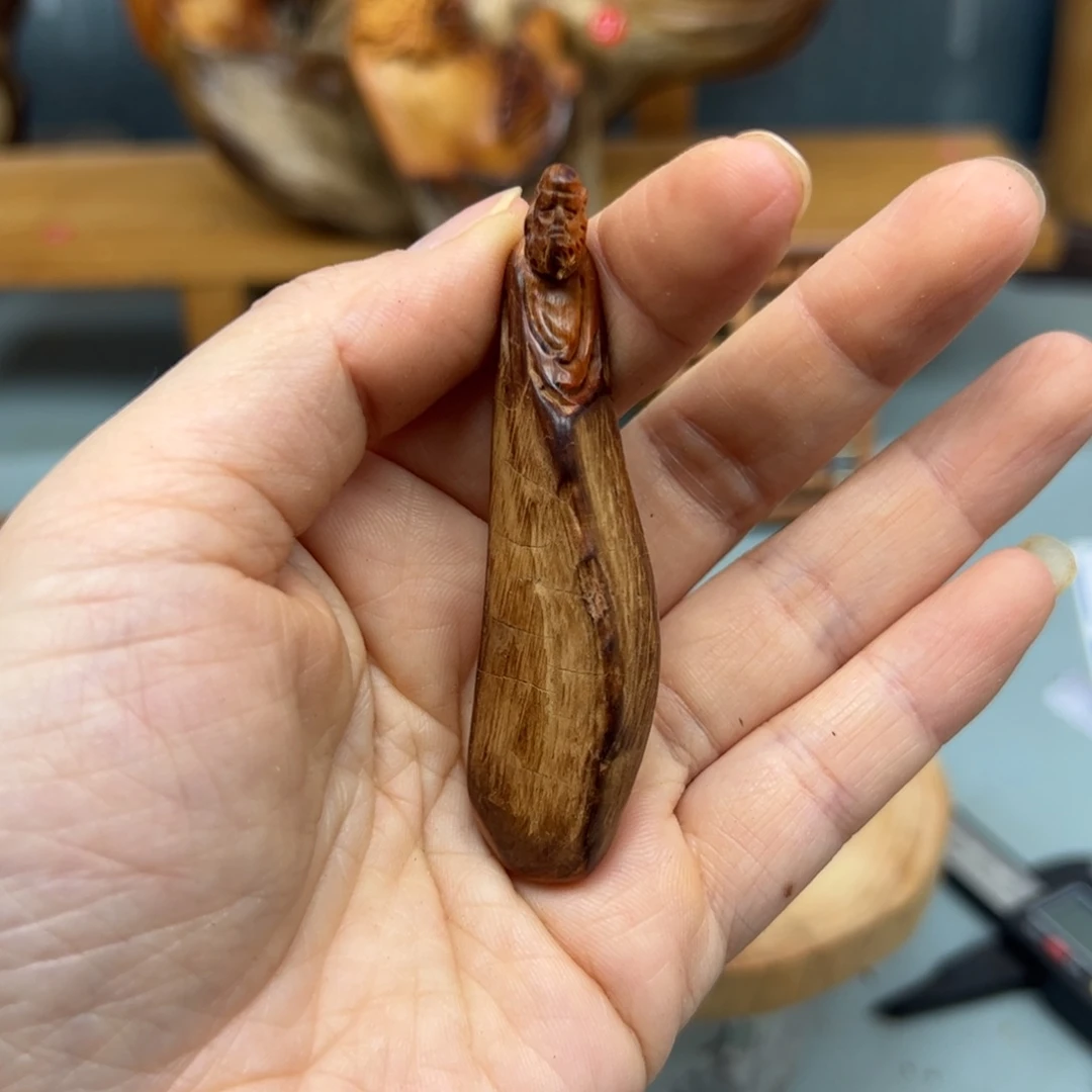 海****木崖柏木摆件手把件