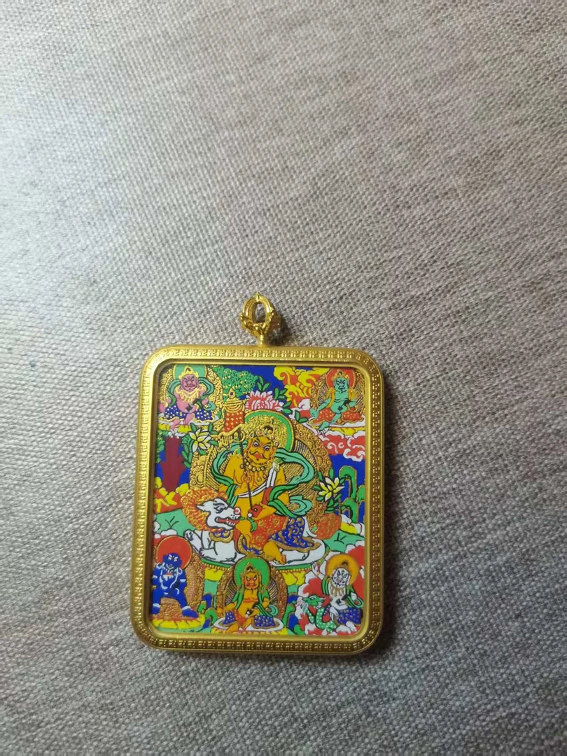 纯手绘五路唐卡，