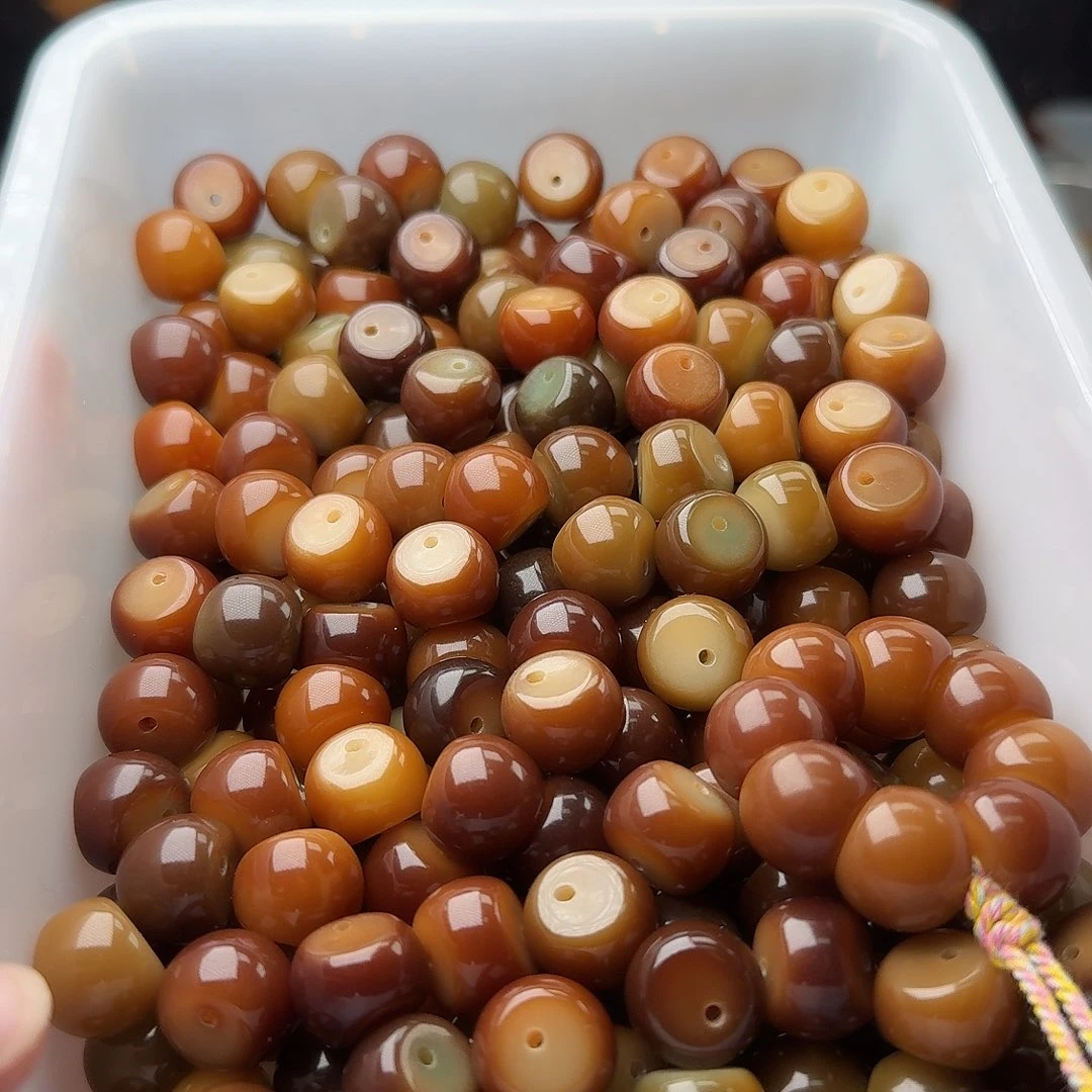 白***胖吊坠菩提根/象牙果200颗菲料追光蒜瓣14.8  厚切