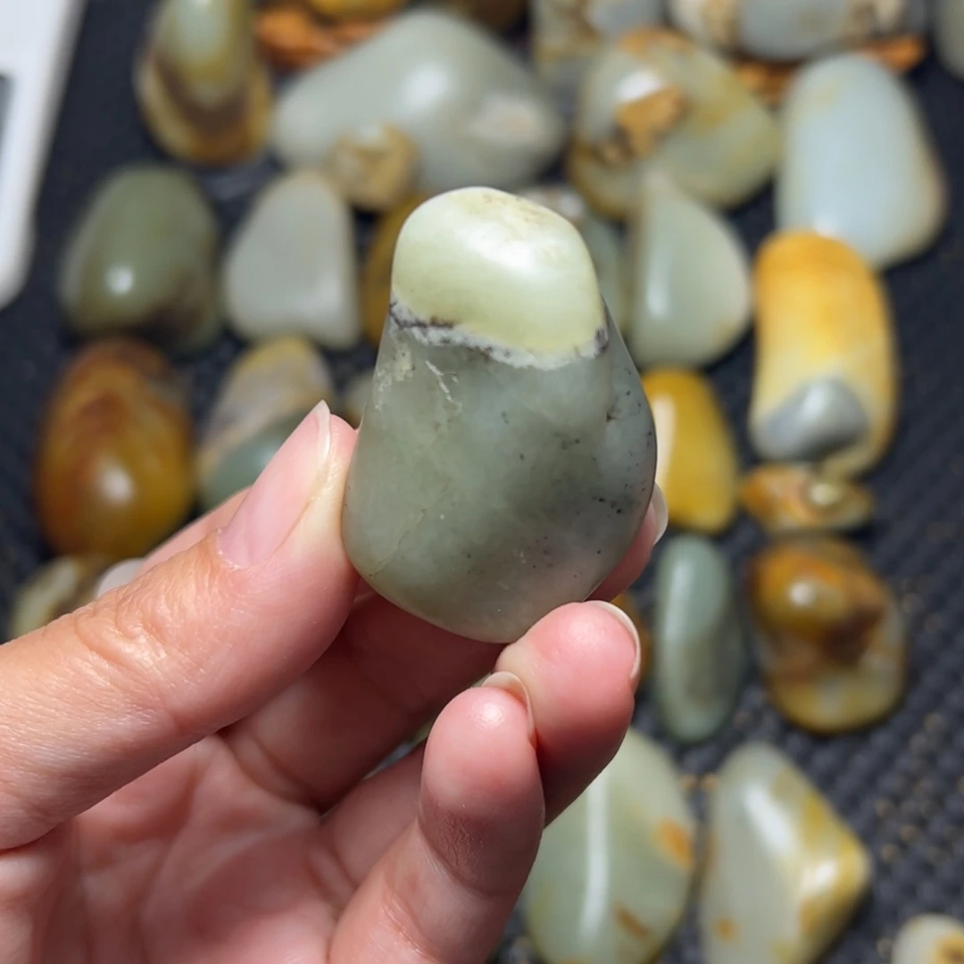 和田玉未镶嵌挂件8