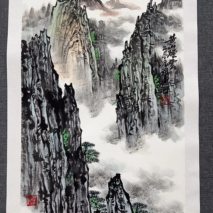 国画书画作品多次