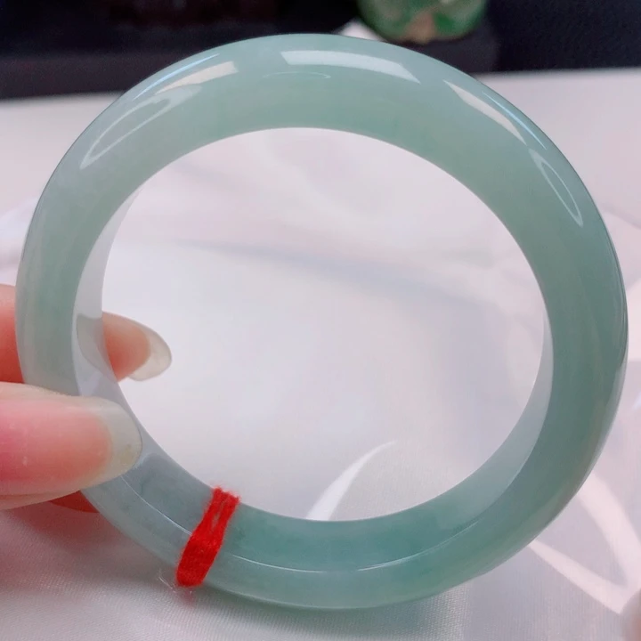 翡翠未镶嵌手镯53圈