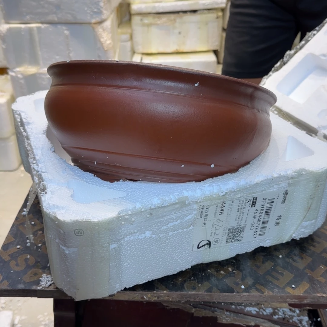 紫砂花盆口径25.11口径