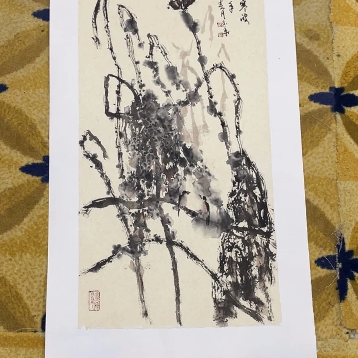 国画绘画作品孙老师666666四尺四开