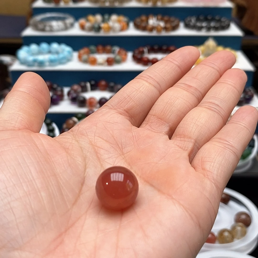 未镶嵌菱锰矿（红纹石）吊坠(不含链)