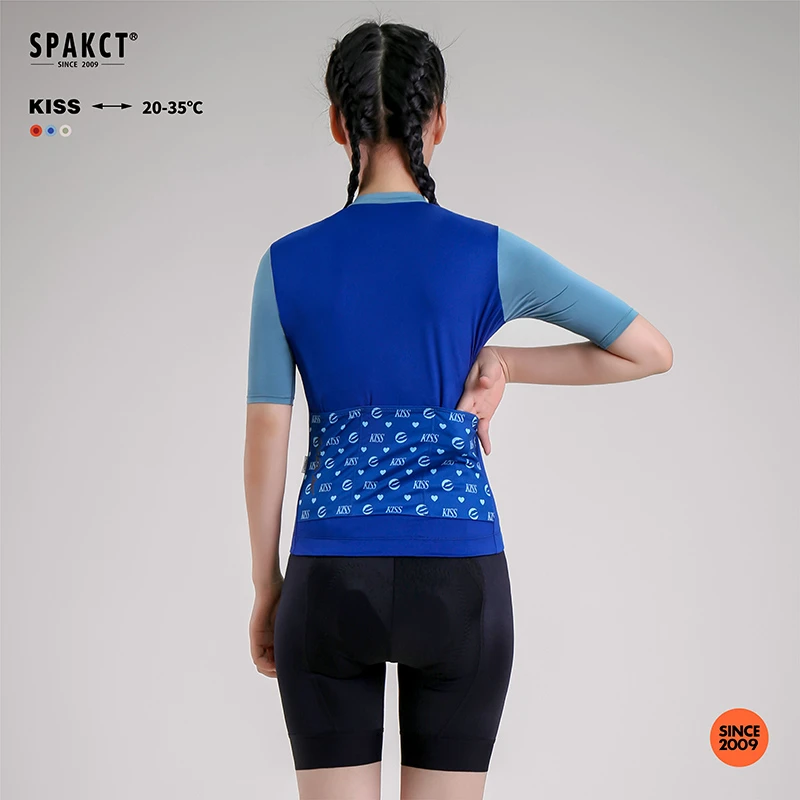 【元旦福利】思帕客夏季女子短袖自行车骑行服-KISS尼兰