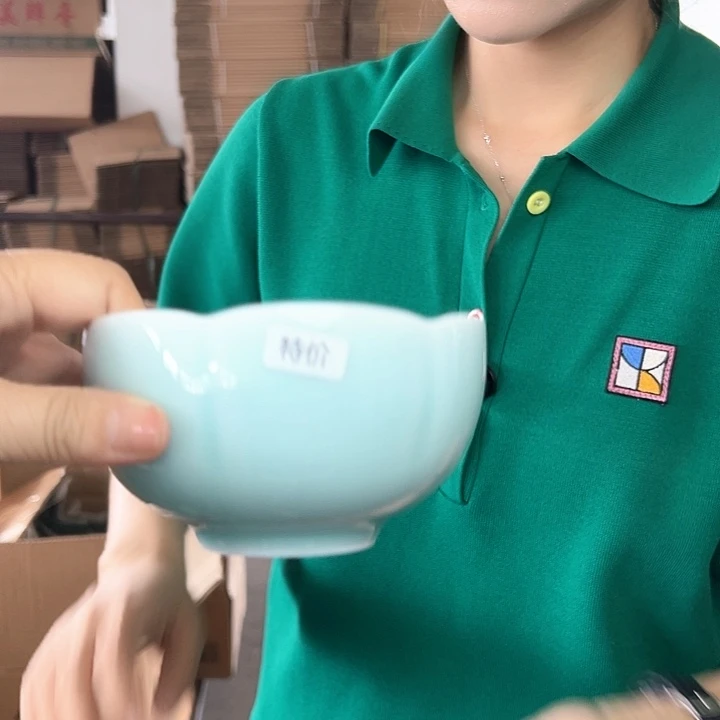 龙泉云间青瓷小米茶器