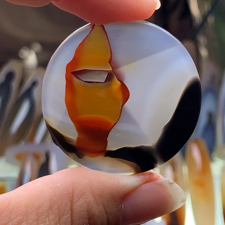 玛瑙/玉髓颈饰未镶嵌158