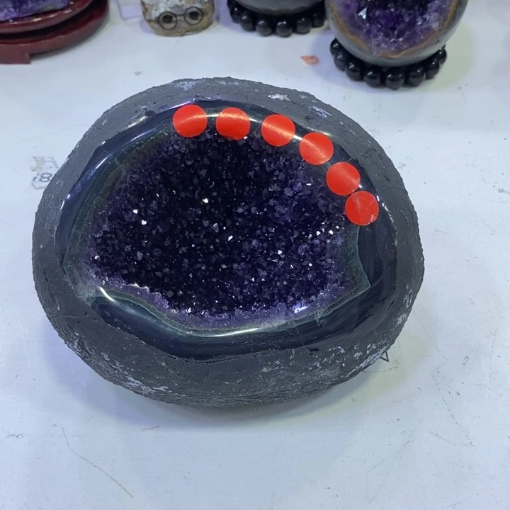 紫晶珠宝半成品未镶嵌005