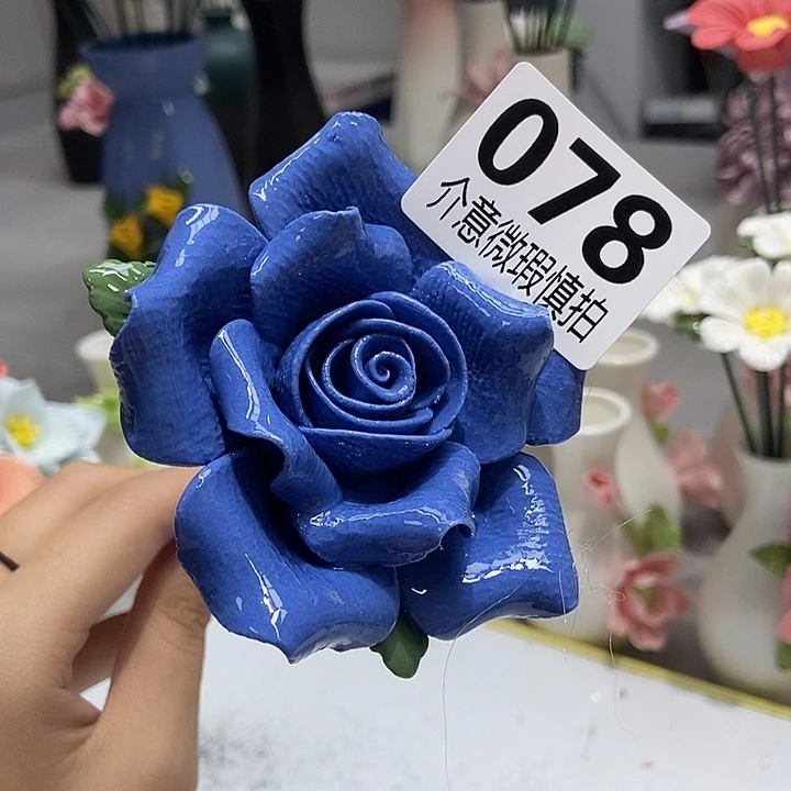 陶瓷纯手工捏花设计