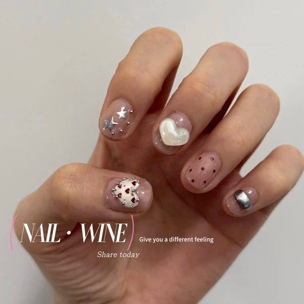 心愿 2025春夏爱心设计感穿戴甲