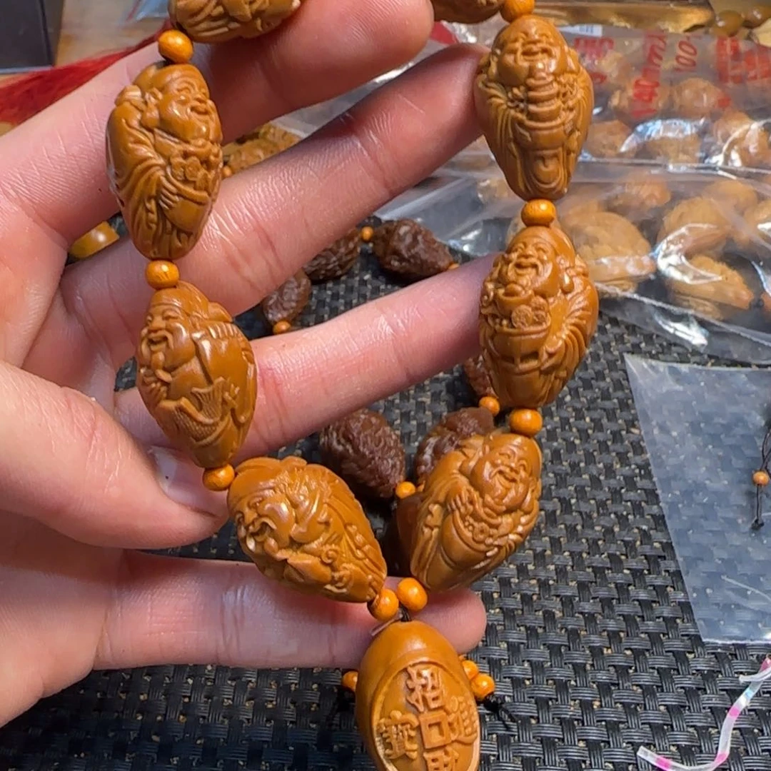 橄榄核手串/手链八宝财神