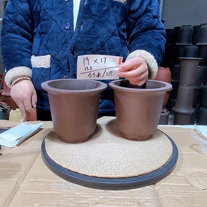 紫砂花盆紫砂作品