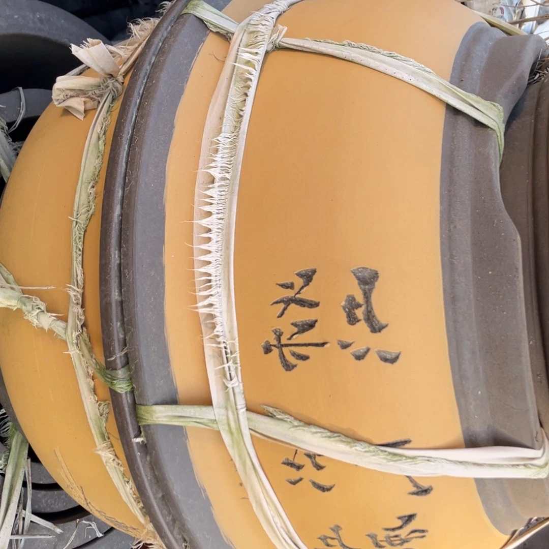 一套四只特价紫砂圆盆