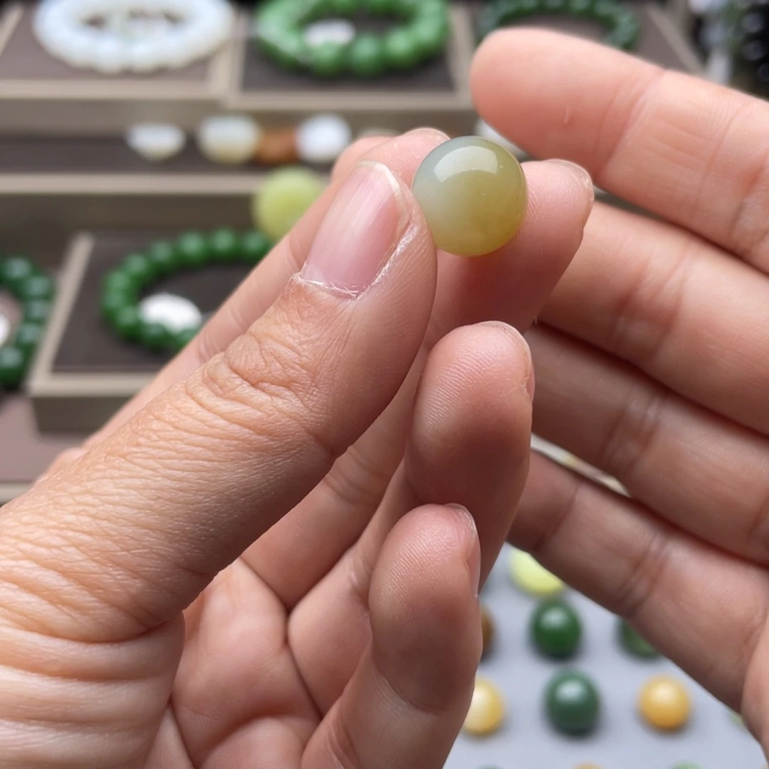 和田玉未镶嵌手链12