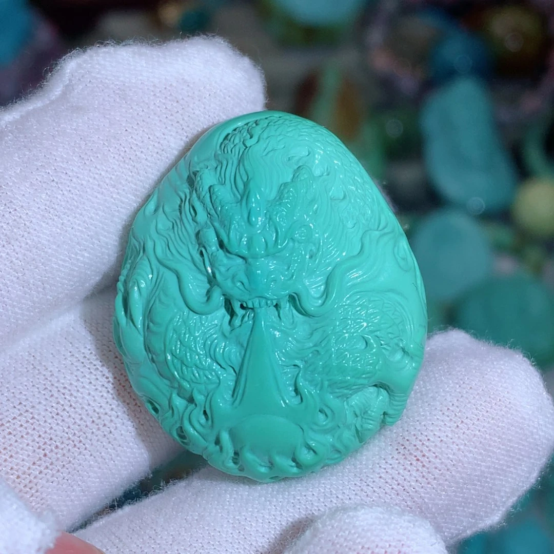 绿松石珠宝奇石未镶嵌