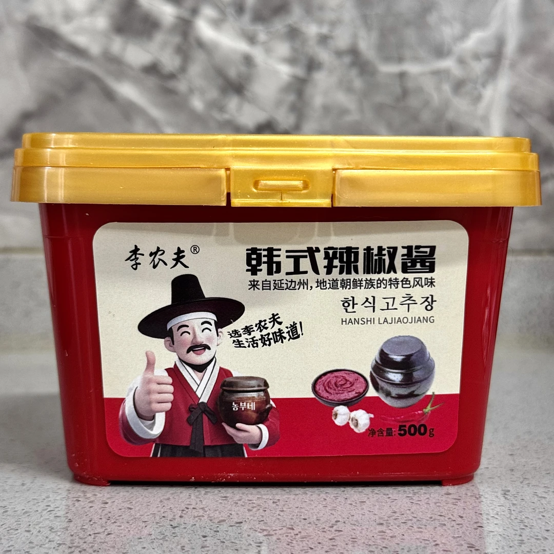 LINONGFU/李农夫韩式辣椒酱500g/盒