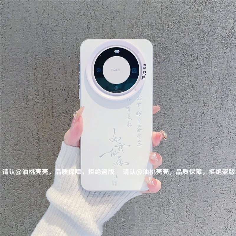 (华为Mate60系列)磨砂彩银适用华为Mate60/Mate60Pro/Pro+手机壳