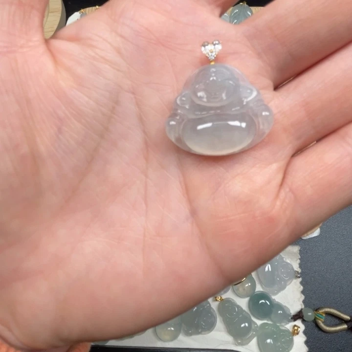 翡翠未镶嵌吊坠(不含链)翡翠