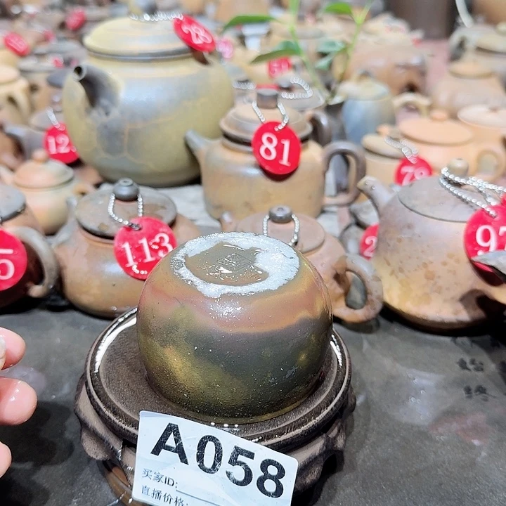 茶壶紫砂坭兴陶柴烧