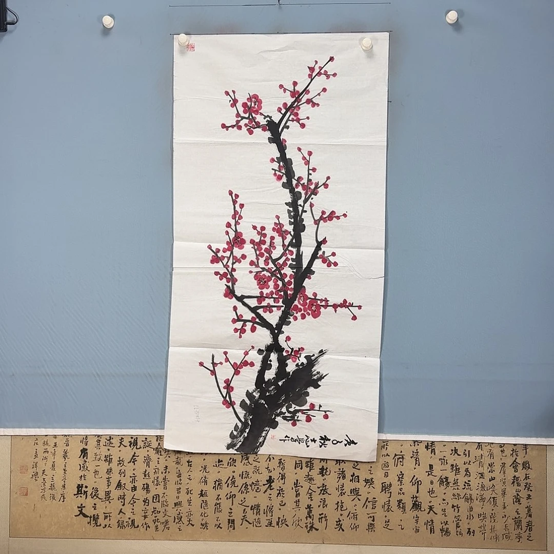 国画1291 牡丹一如你的青花