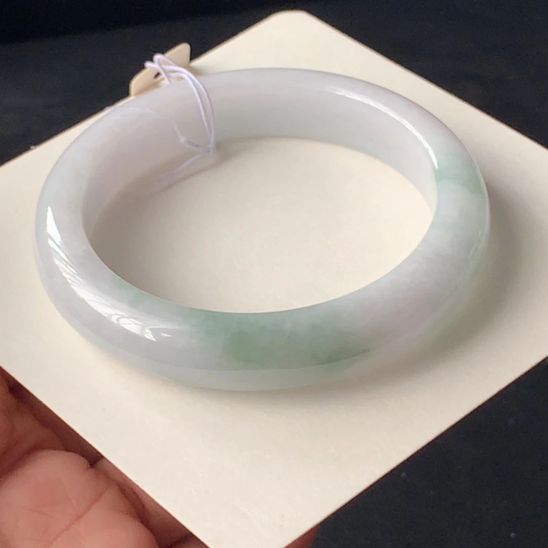 翡翠未镶嵌手镯45号56-12-8.6