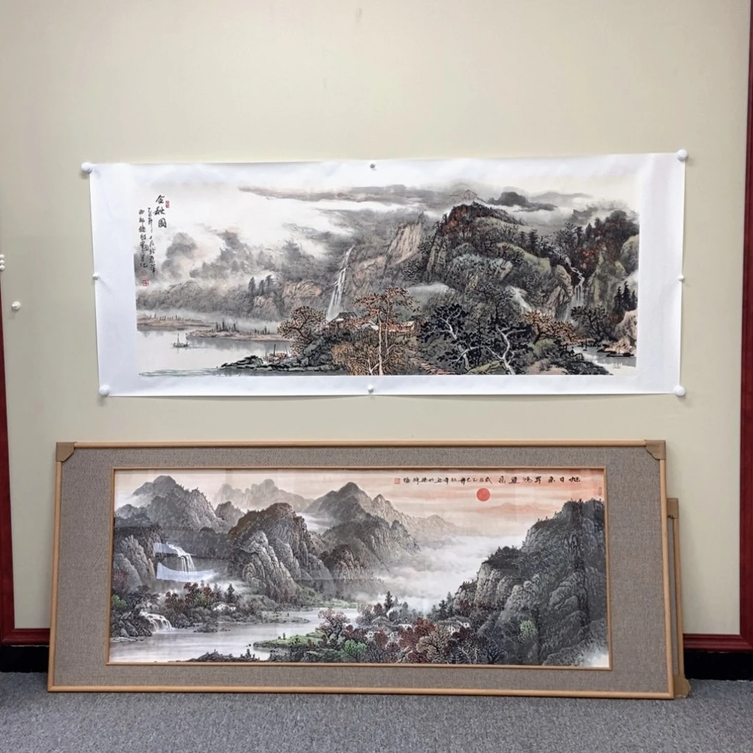 国画王镜皓小六尺精品佳作